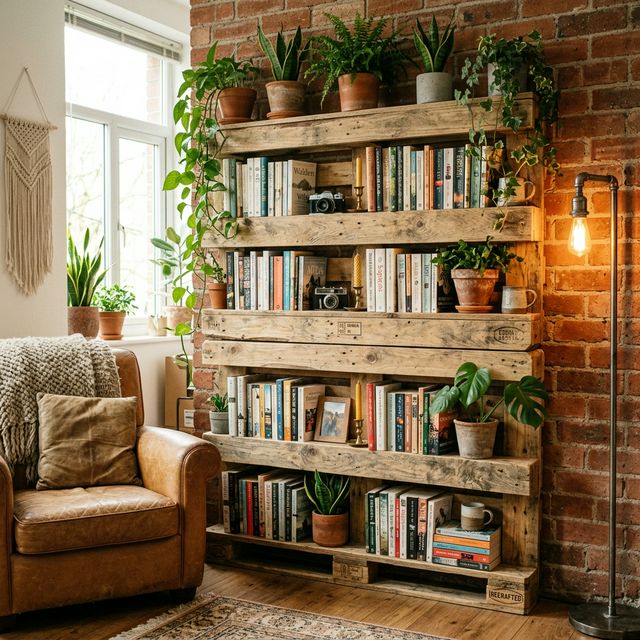 DIY Pallet Furniture — Coffee Table + Bookshelf for Under $30!