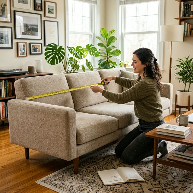 How to measure sofa dimensions before buying