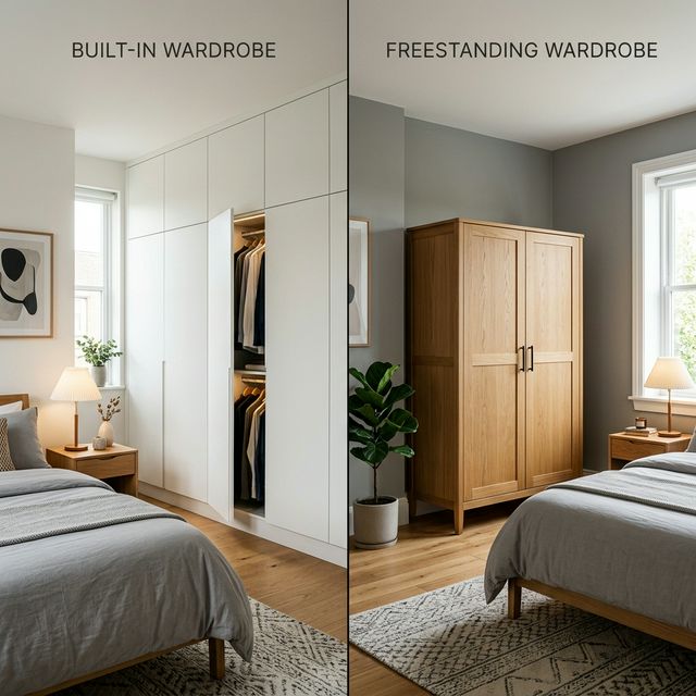Built-in vs Freestanding Wardrobe — Which is Better? Honest Comparison